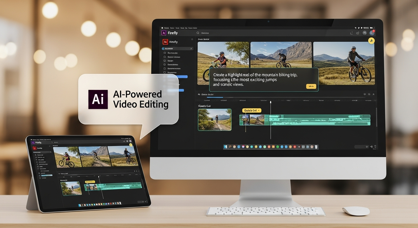 Adobe Firefly משיקה עריכת וידאו אוטומטית מבוססת בינה מלאכותית